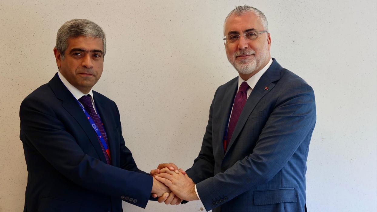 Bakan Işıkhan'dan Cenevre'de diplomatik temas: Azerbaycanlı mevkidaşıyla görüştü