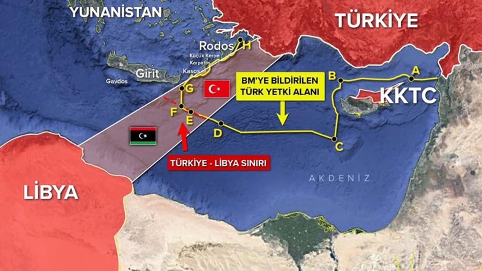 Libya-Türkiye Deniz Yetki Anlaşması sonrası Yunanistan'da endişe oluşturdu