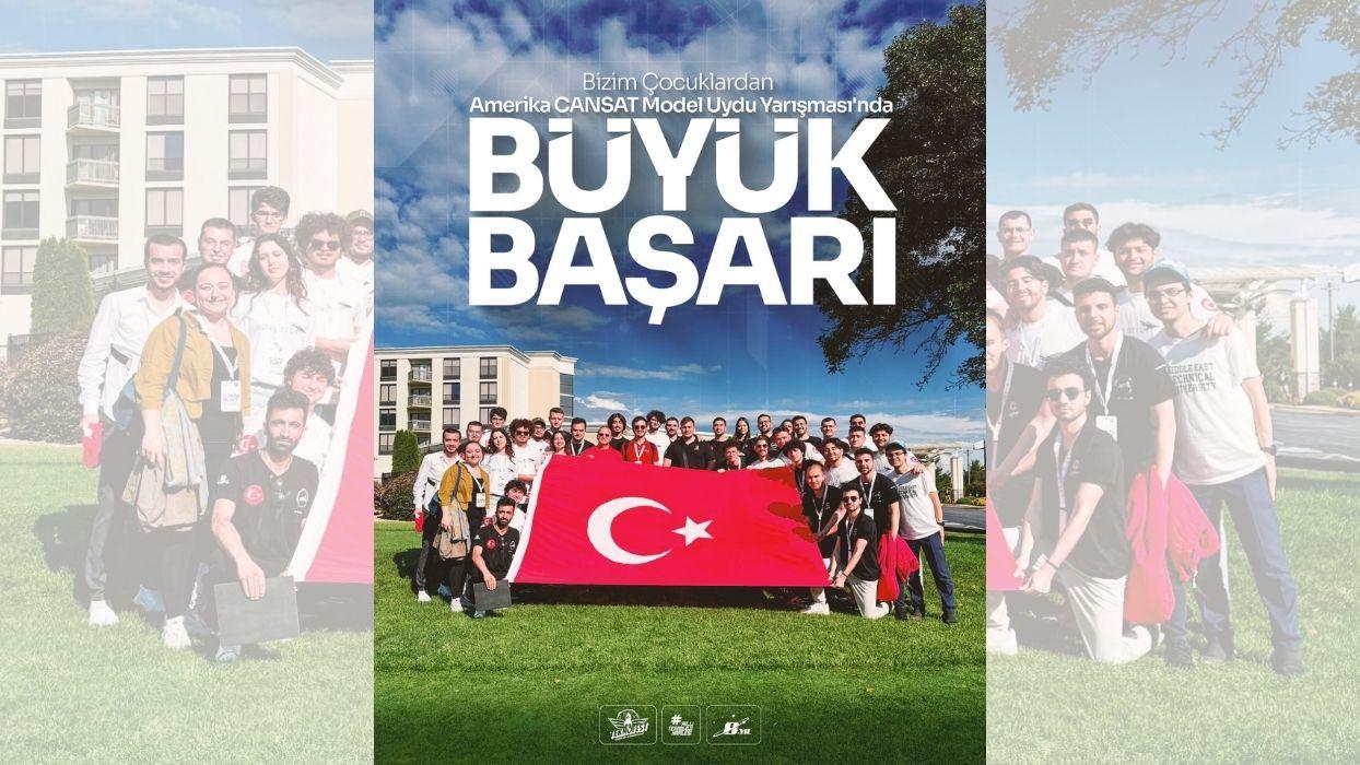 TEKNOFEST takımları ABD'deki Model Uydu Yarışmasına damga vurdu