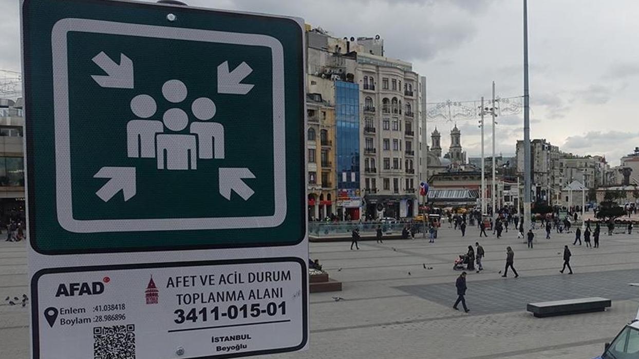Afetlerde kullanılacak 31 bin güvenli toplanma alanı bulunuyor