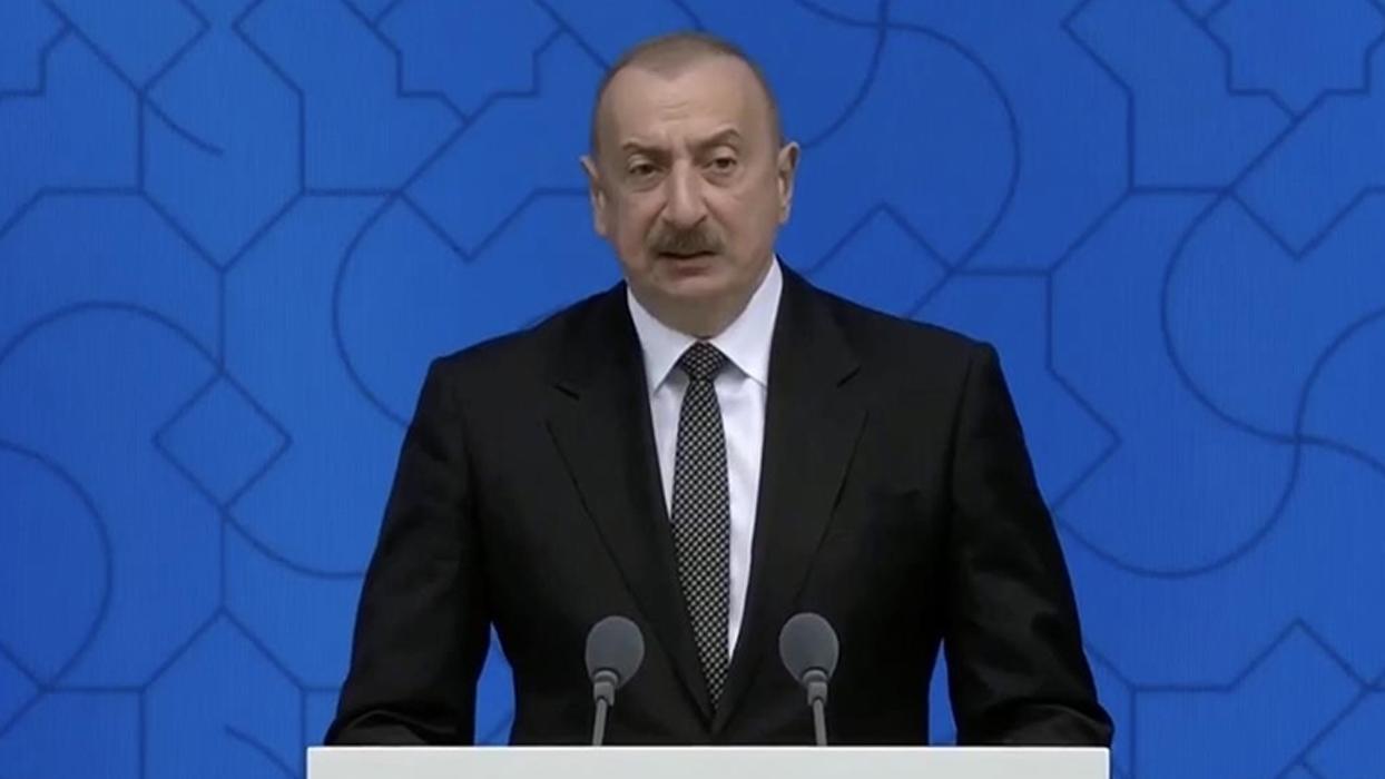 Azerbaycan Cumhurbaşkanı Aliyev: Filistin'in haklı taleplerini destekliyoruz