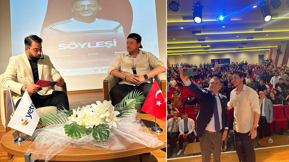 Mesut Özil'den gençlere anlamlı mesaj: Pes etmeyin, hayallerinizin peşinden gidin