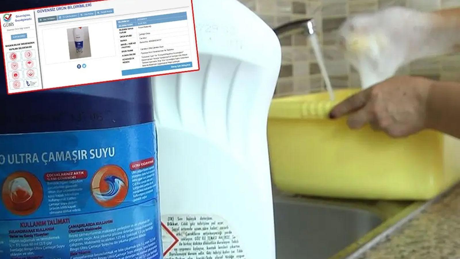 Ticaret Bakanlığı, Ünlü marketin çamaşır suyu ürünü hakkında toplatma kararı aldı