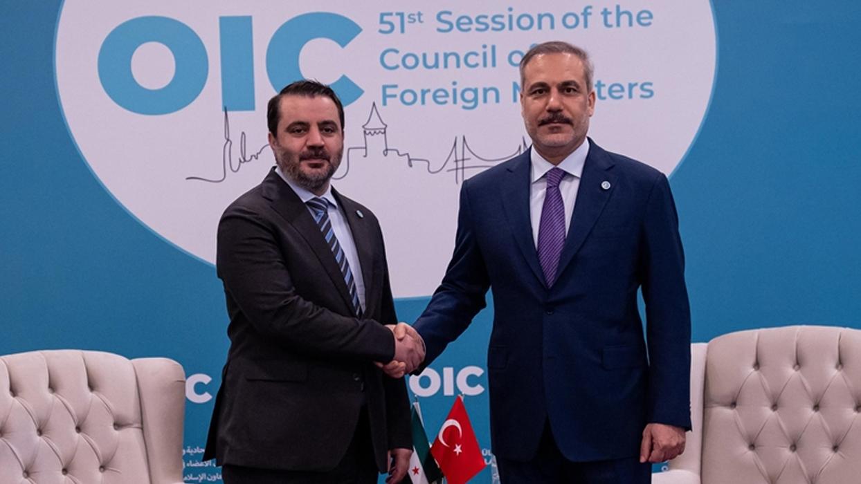 Dışişleri Bakanı Fidan, Suriyeli mevkidaşı ile İstanbul'da bir araya geldi