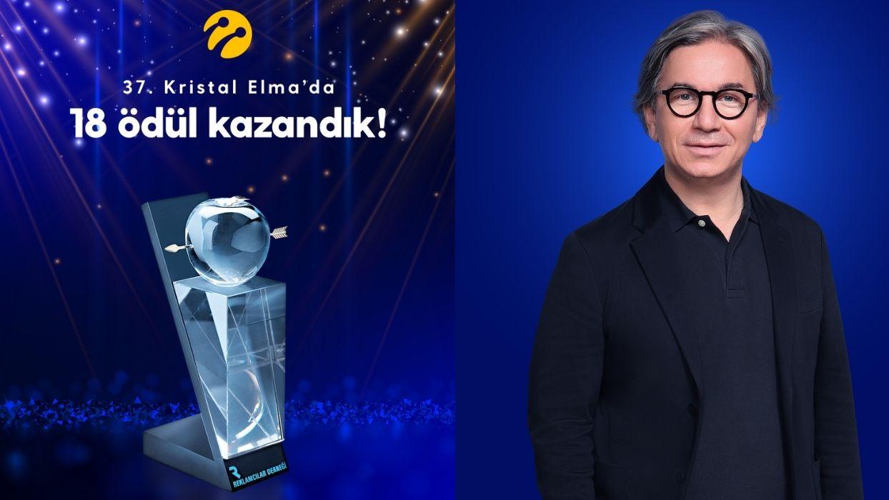 Turkcell'in iletişim gücüne Kristal Elma'dan 18 ödül