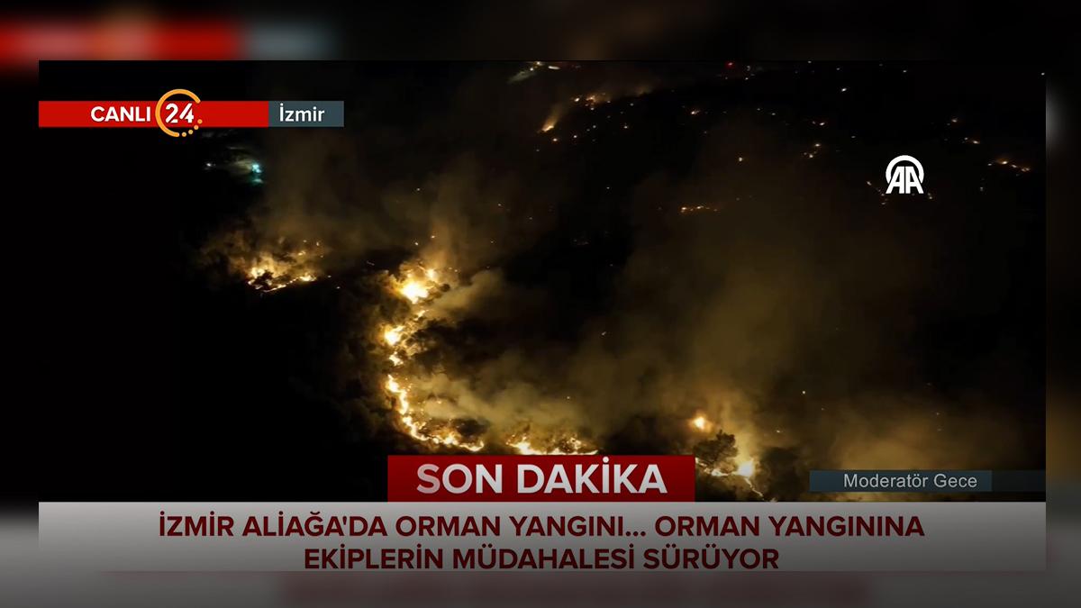 Orman yangınları peş peşe geldi: İzmir'de çok sayıda ev tahliye edildi