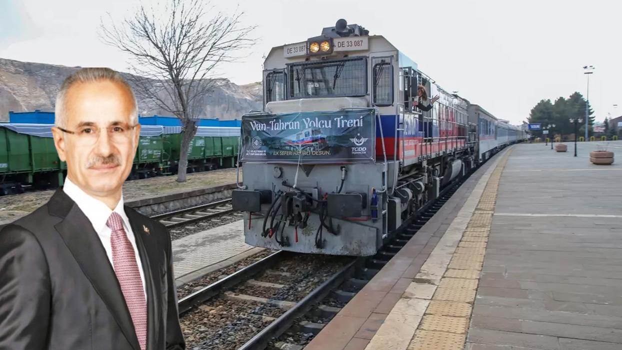 Bakan Uraloğlu: Van-Tahran tren seferleri gerginliğe rağmen planlandığı gibi devam ediyor
