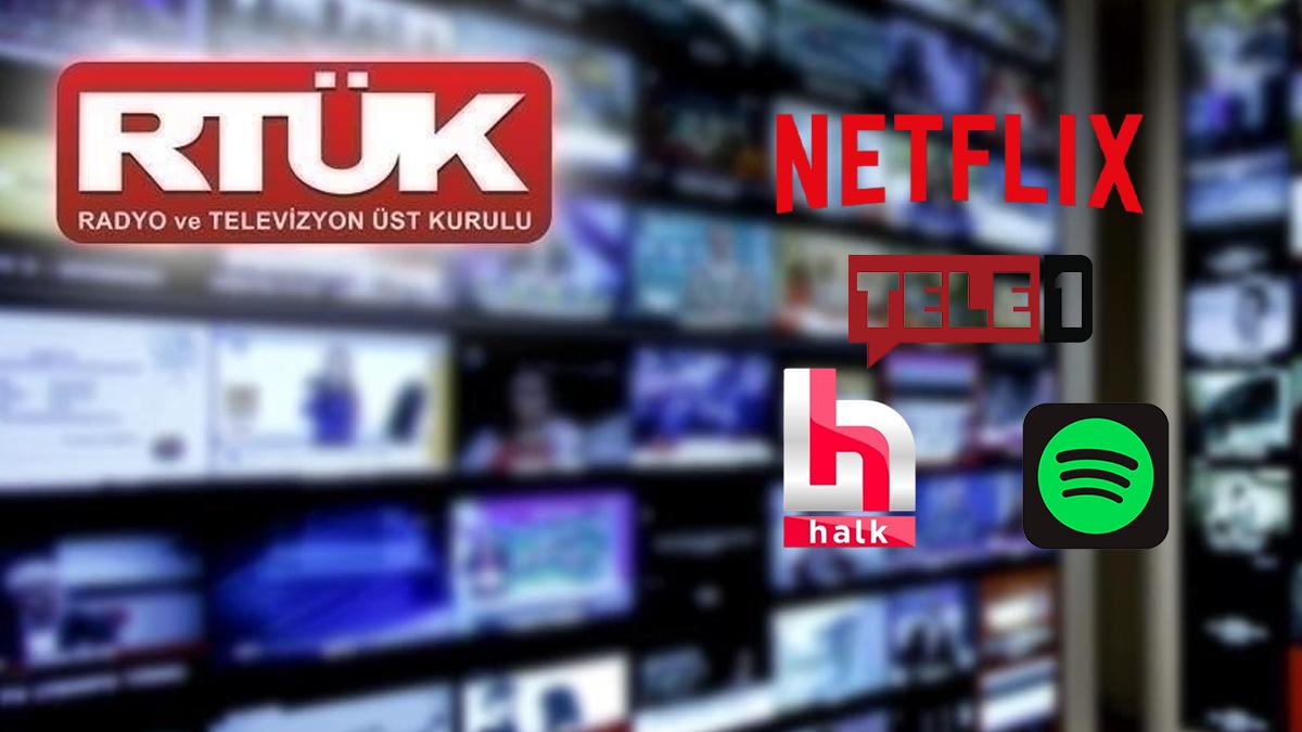 RTÜK pimi çekti: Netflix, Tele1, Spotify ve Halk TV'ye ceza yağdı