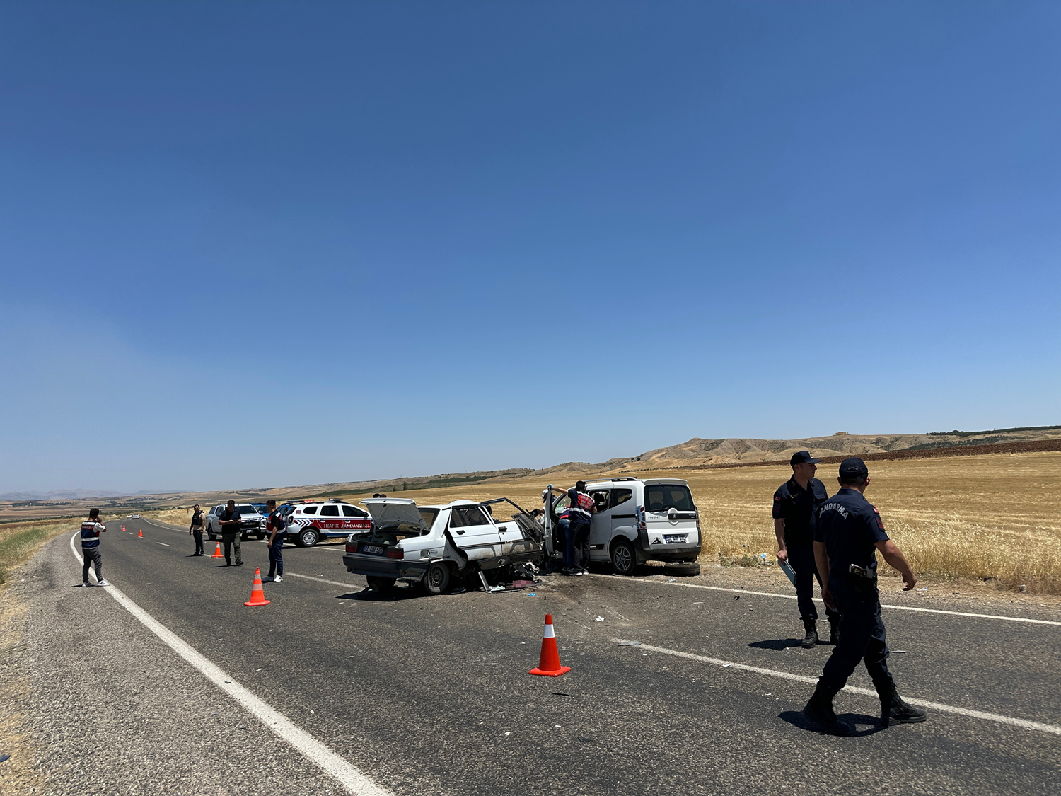 Adıyaman'ın Samsat ilçesinde feci kaza: 4 ölü