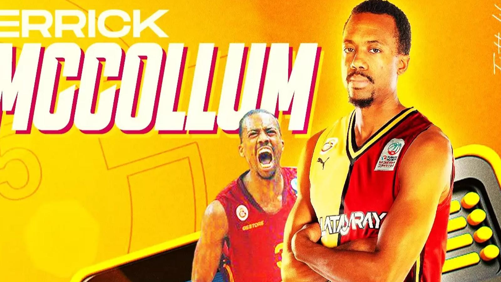 Errick McCollum, Fenerbahçe'den ayrıldı ve Galatasaray'a geri döndü