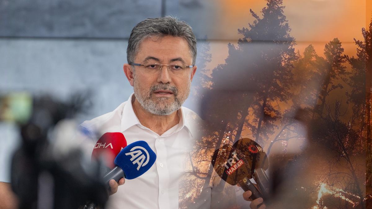 Bakan Yumaklı kritik açıklama: 7 yangın kontrol altında