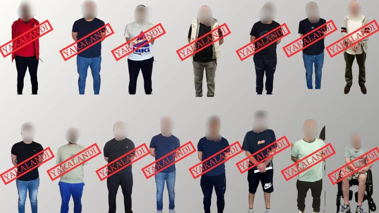 Kırmızı bültenle aranan 13, ulusal seviyede aranan 2 kişi yakalanarak Türkiye'ye getirildi