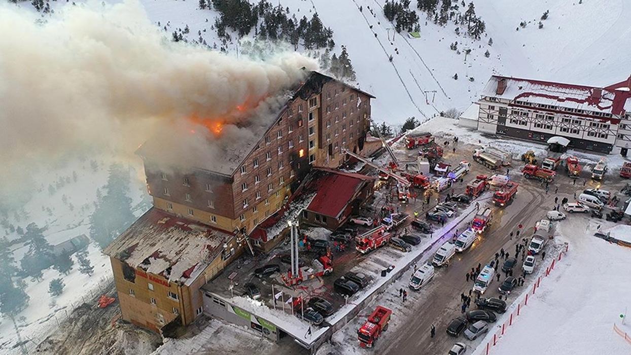 78 kişiye mezar olmuştu... Grand Kartal Otel yangını davası başladı