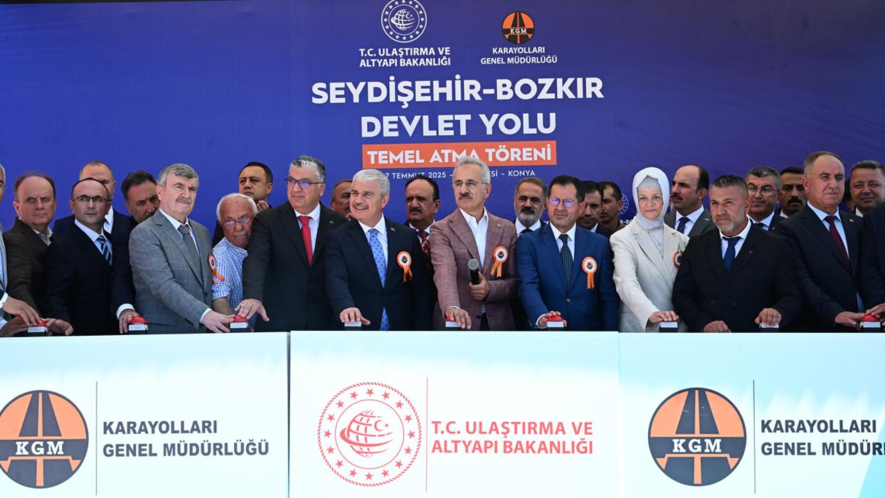 Seydişehir-Bozkır Devlet Yolu'nun temeli atıldı! Seyahat süresi 10 dakika kısalacak, yıllık 175 milyon lira tasarruf edilecek