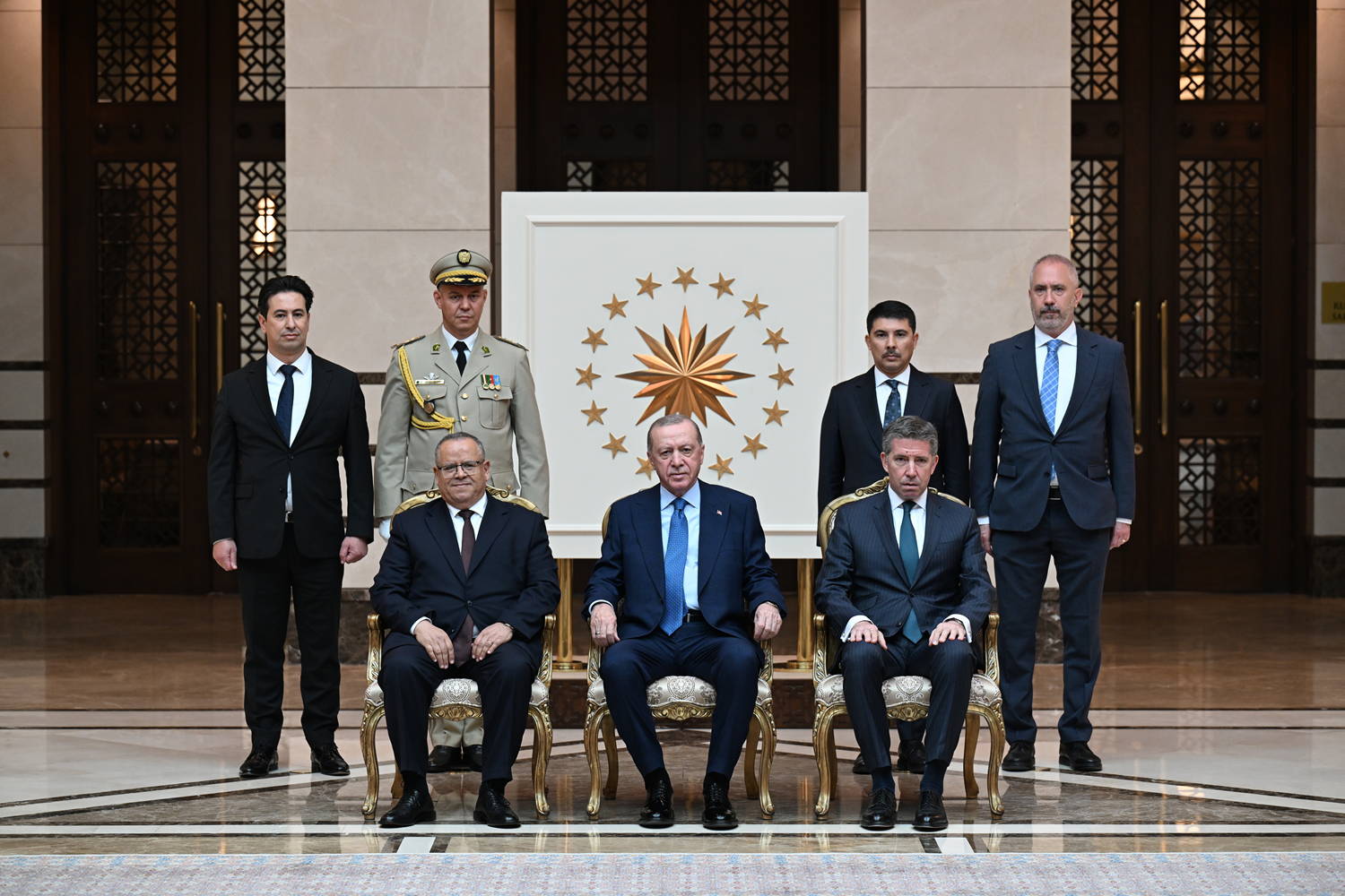Ukrayna, Slovakya, Özbekistan ve Cezayir büyükelçileri Erdoğan'a güven mektupları sundu