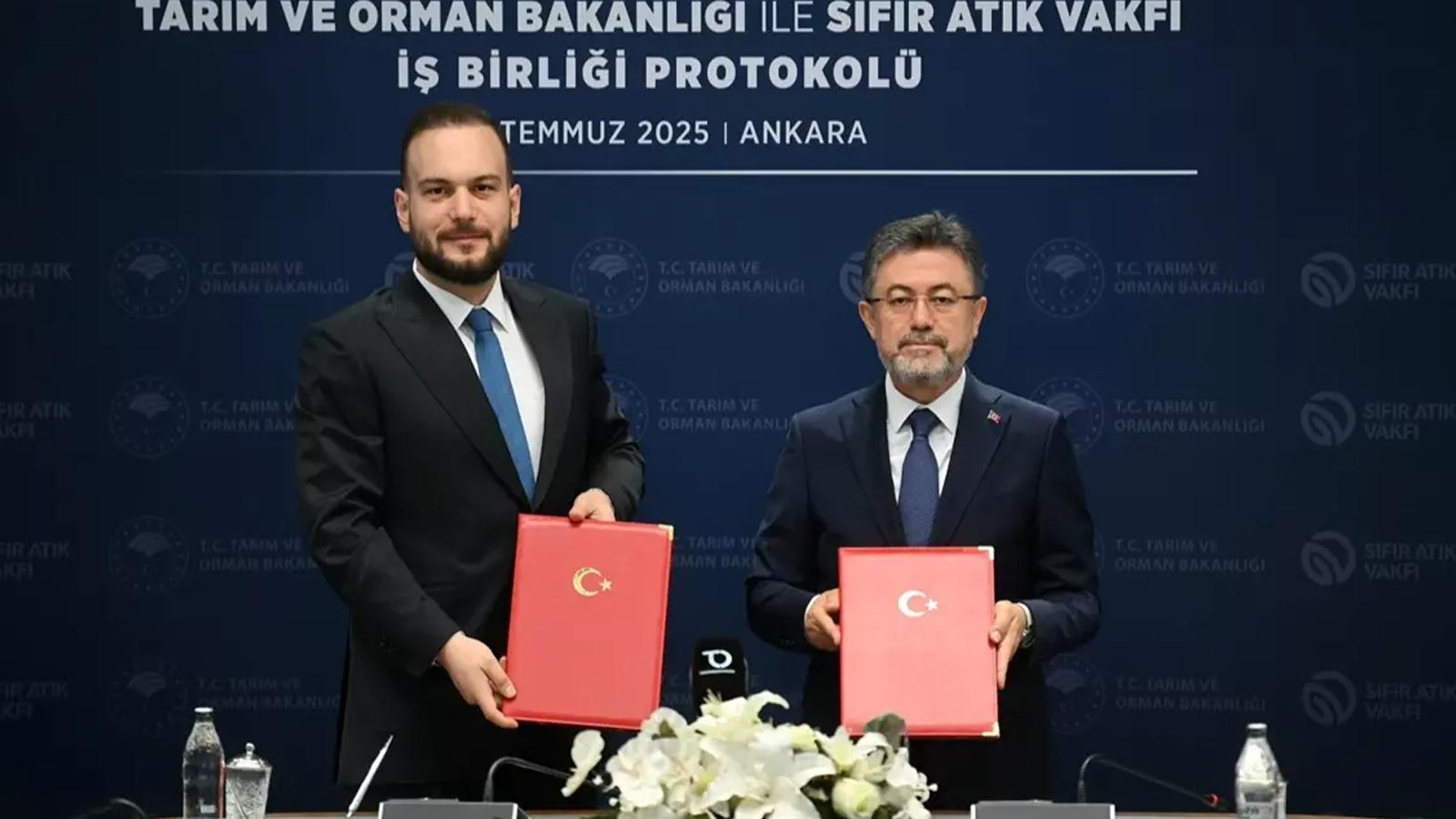 Tarım ve Orman Bakanlığı ile Sıfır Atık Vakfı arasında işbirliği protokolü imzalandı