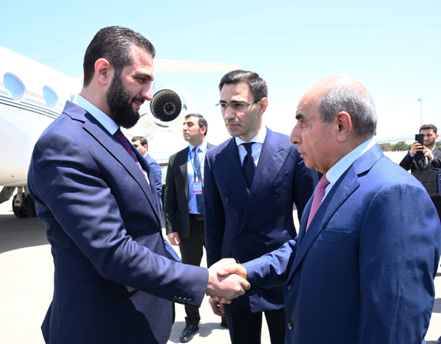 Ahmed Şara'dan Azerbaycan'a ziyaret