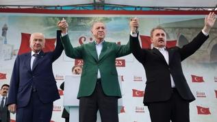 Cumhurbaşkanı Erdoğan, Bahçeli ve Destici görüştü