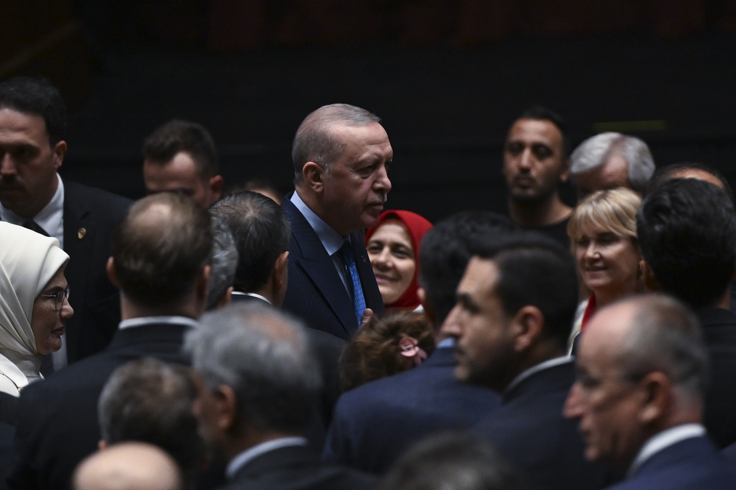 Cumhurbaşkanı Erdoğan 'En Uzun Gece' destanının ilk temsiline katıldı