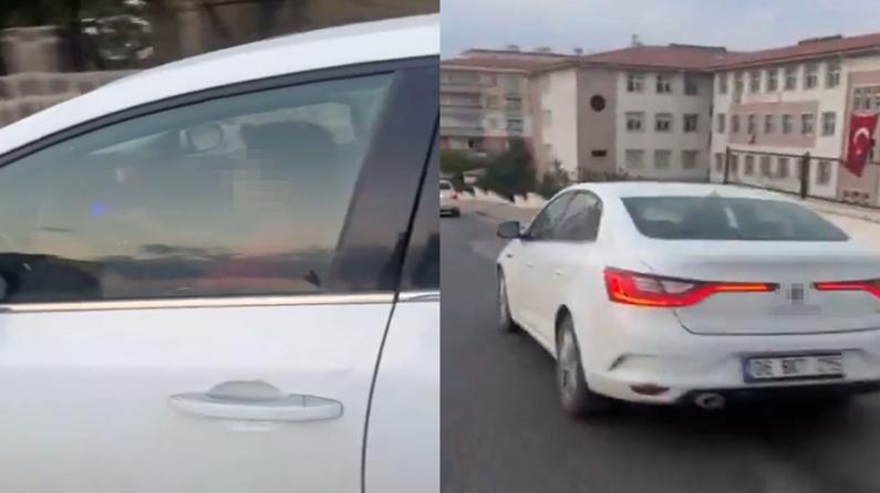 Küçük çocuğuna otomobil kullandıran babaya 18 bin TL ceza