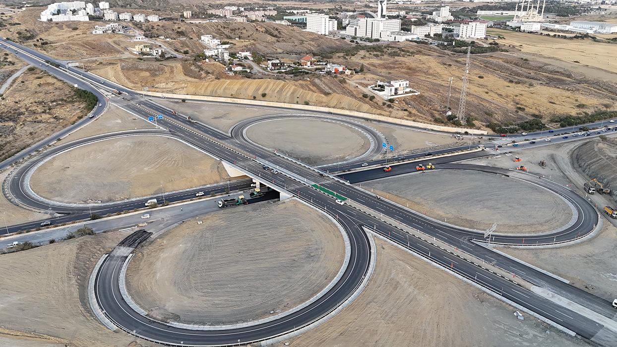 Cumhurbaşkanı Erdoğan, KKTC'de Lefkoşa Kuzey Çevre Yolu Köprülü Kavşağı'nı açacak