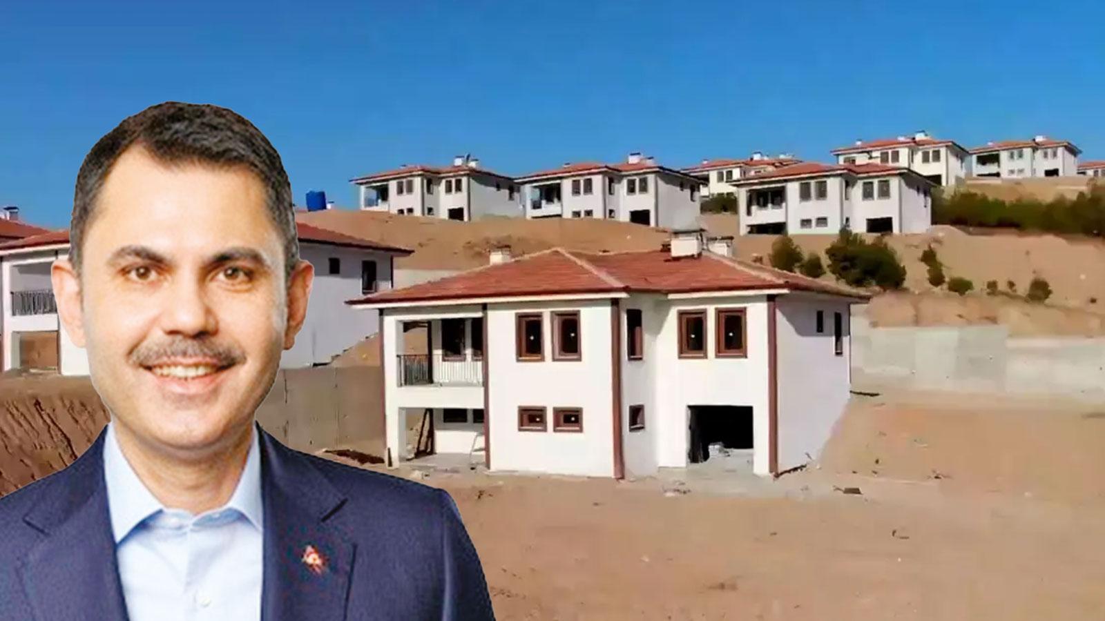 Kahramanmaraş'ta depremden etkilenen Bulanık Mahallesi'nde iki katlı köy evleri tamamlandı