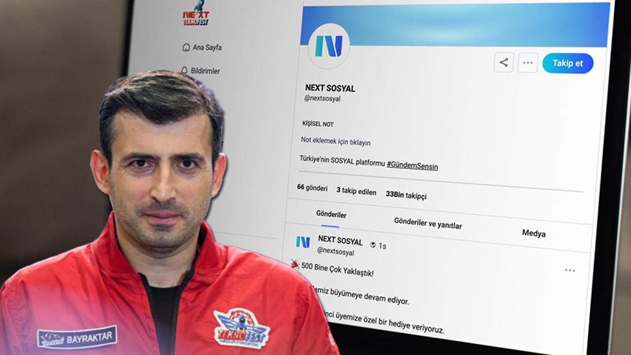 NEXT Sosyal 500 bininci üyeye özel hediye verecek! Selçuk Bayraktar'dan siyasi partilere davet...