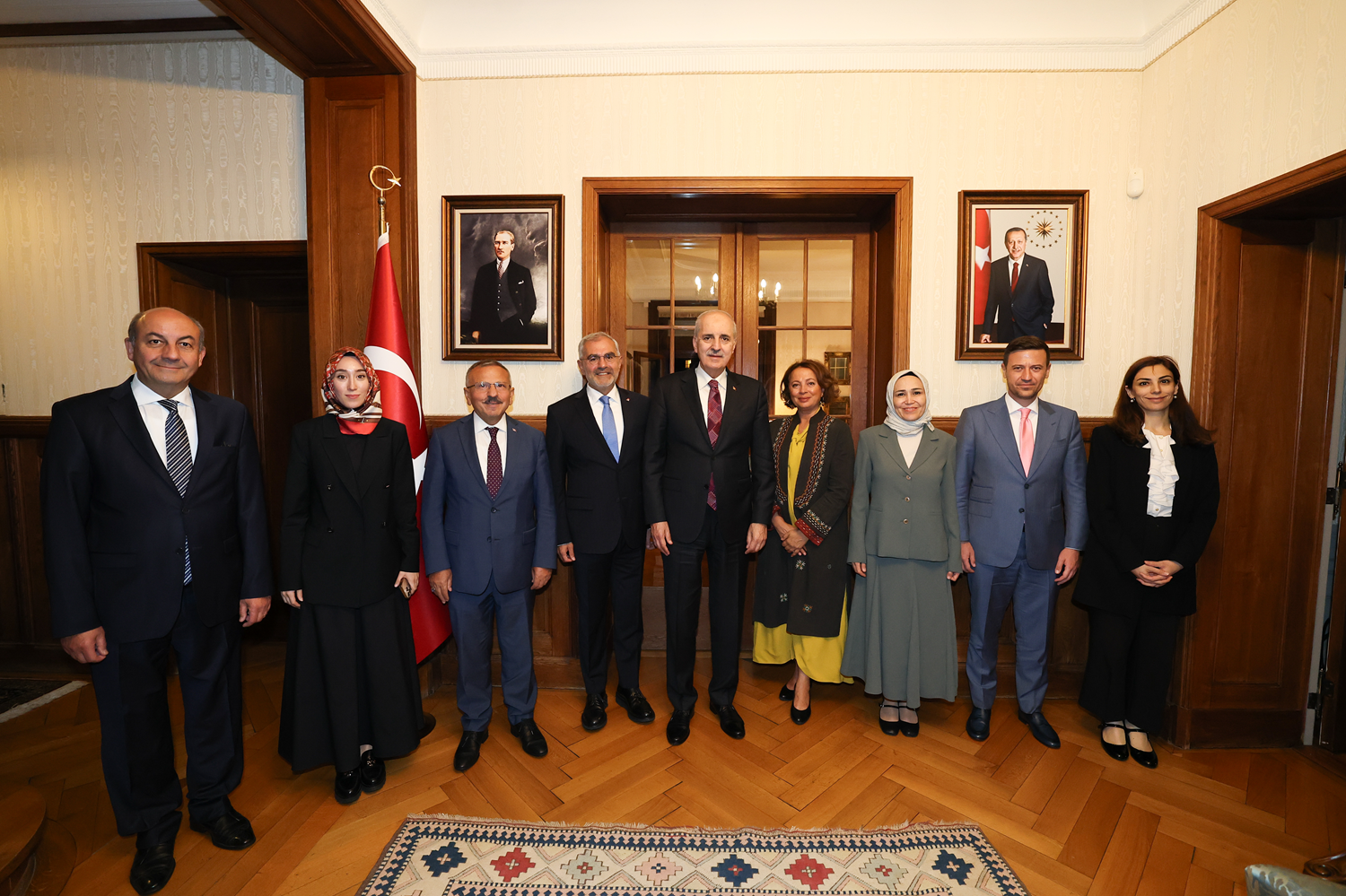 TBMM Başkanı Kurtulmuş'tan, Türkiye'nin BM Cenevre Ofisi nezdindeki Daimi Temsilciliğine ziyaret