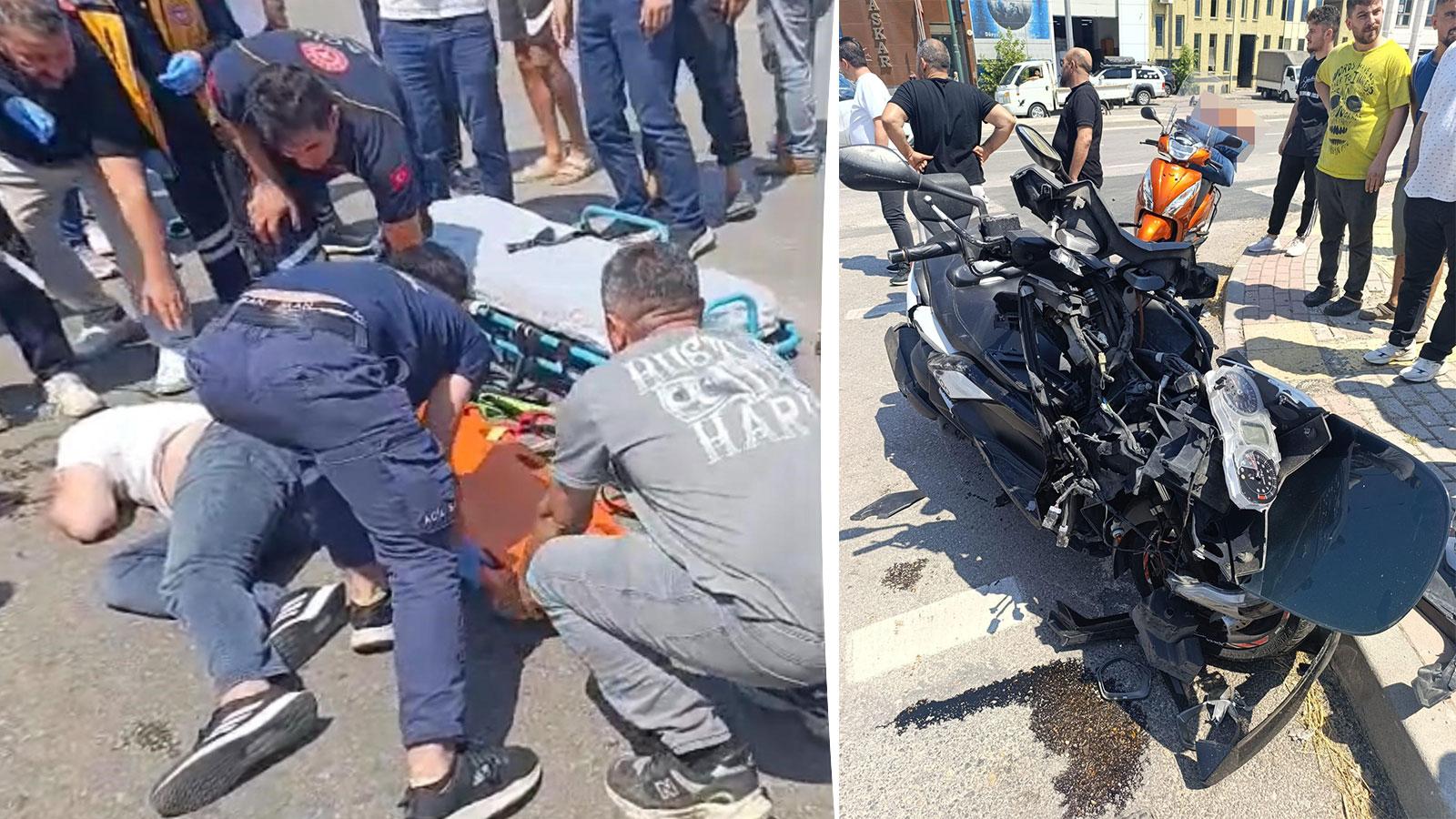 Bursa'da kırmızı ışık ihlali yapan motosiklet sürücüsü canından oldu
