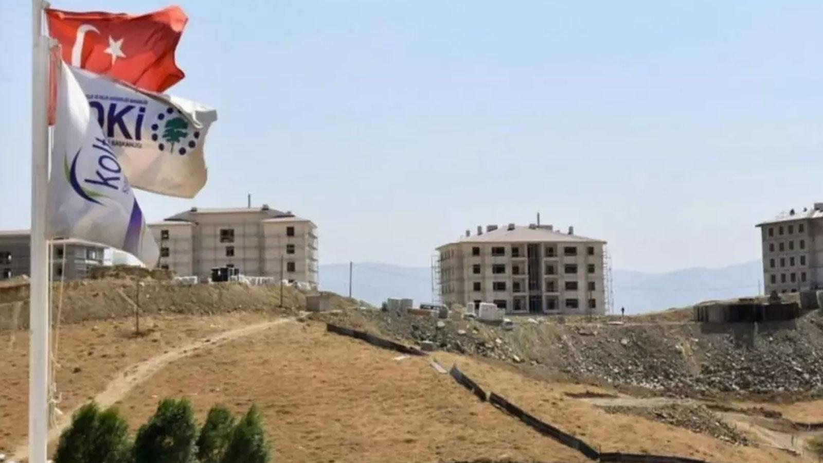 Konut projeleriyle Yüksekova'nın çehresi değişiyor