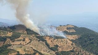 Kayınpederine kızan gelin tarım arazisini yaktı