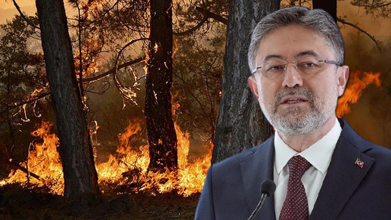 Bakan Yumaklı'dan vatandaşlara uyarı: Önümüzdeki hafta orman yangınları konusunda yüksek riskli