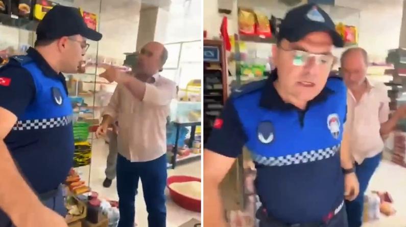 Zabıtayı ölümle tehdit eden pişkin esnaf tutuklandı! Yeni incelemede mide bulandıran görüntüler ortaya çıktı