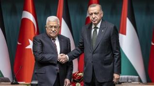 Cumhurbaşkanı Erdoğan Mahmud Abbas ile görüştü: Gazze'nin işgali kabul edilemez