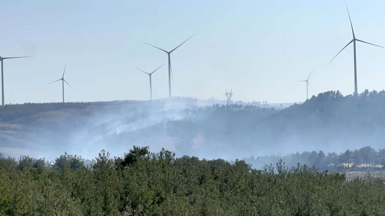 Elmacık'ta çıkan yangın kontrol altına alındı