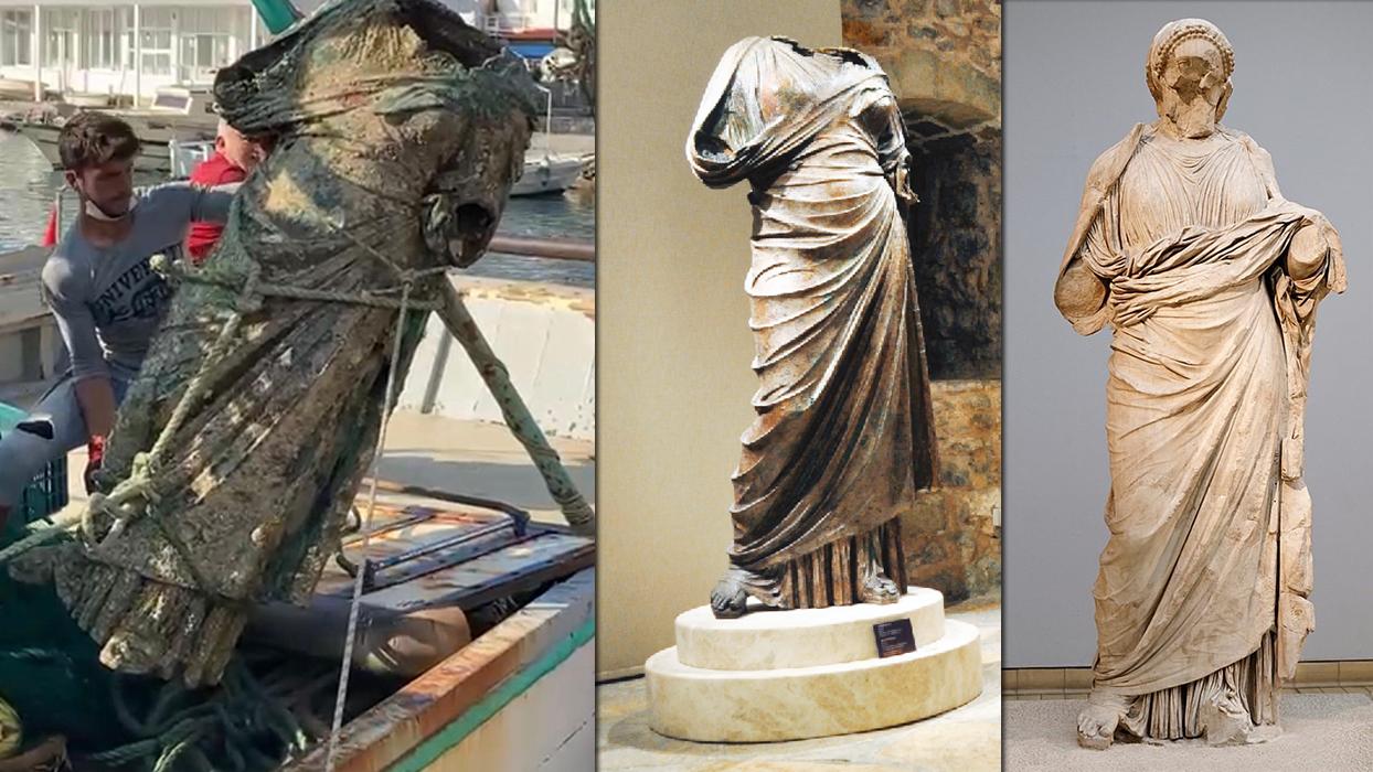 "Denizden Gelen Kadın"ın Artemisia heykelinin ikizi olduğu iddia edildi