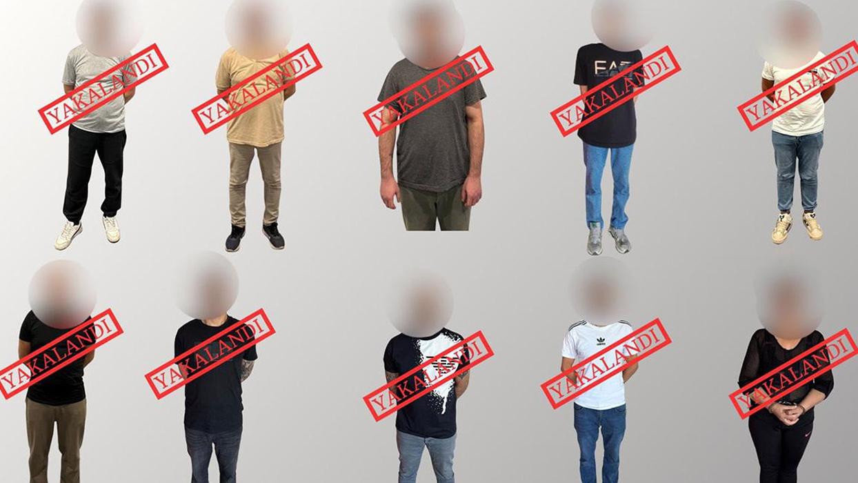 Kırmızı bültenle uluslararası seviyede aranan 10 suçlu Türkiye'ye getirildi