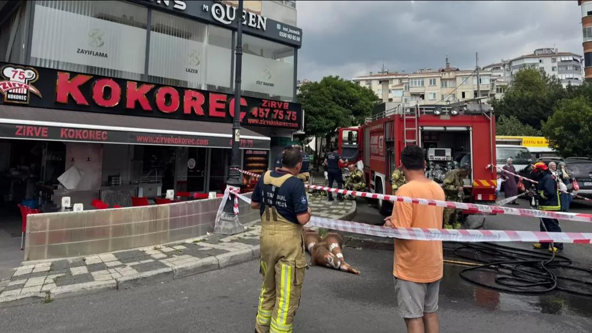 Maltepe'de patlama... Güzellik salonunda yangın çıktı