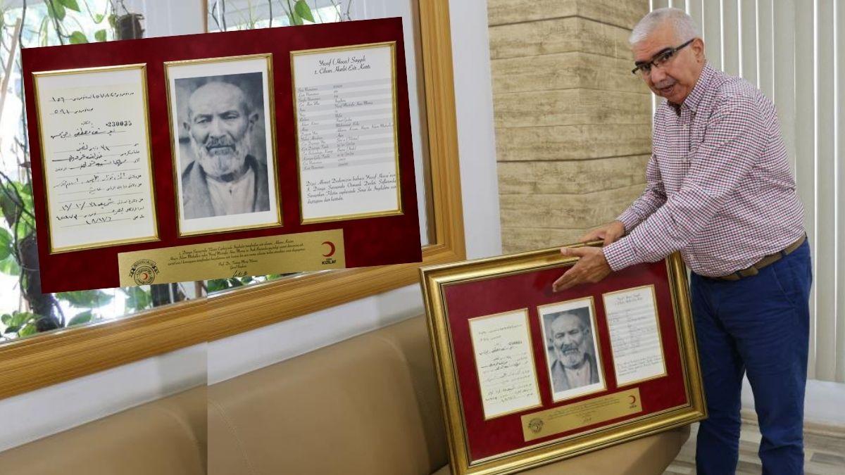 Filistin Cephesi'nden 107 yıllık mektup! Asırlık mesaj torununa ulaştı