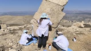 Nemrut'un zirvesindeki binlerce yıllık heykeller nanoteknolojiyle ayağa kalkıyor