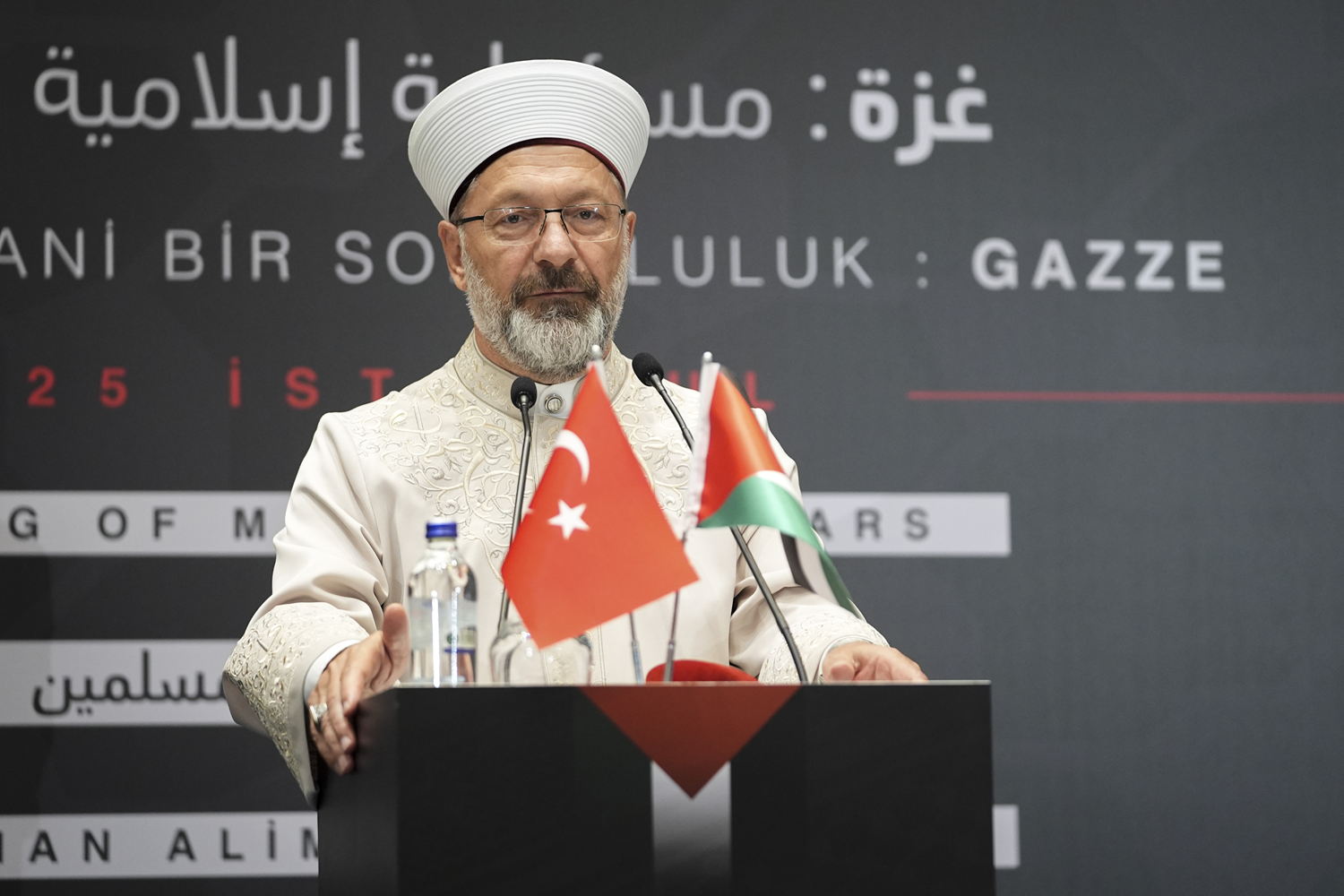 Diyanet İşleri Başkanı Erbaş: Soykırımcı siyonistler Müslümanlar için en büyük tehdittir