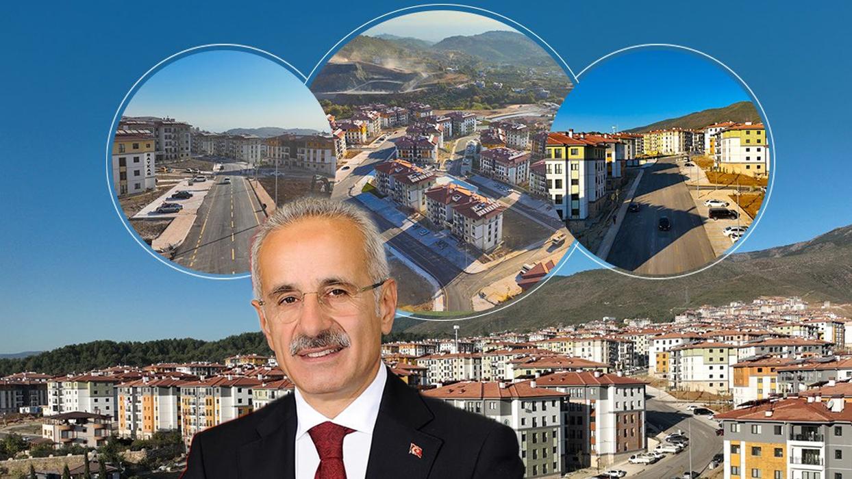Bakan Uraloğlu açıkladı! Afet konutlarına erişimi sağlayacak yolların büyük bölümü tamamlandı