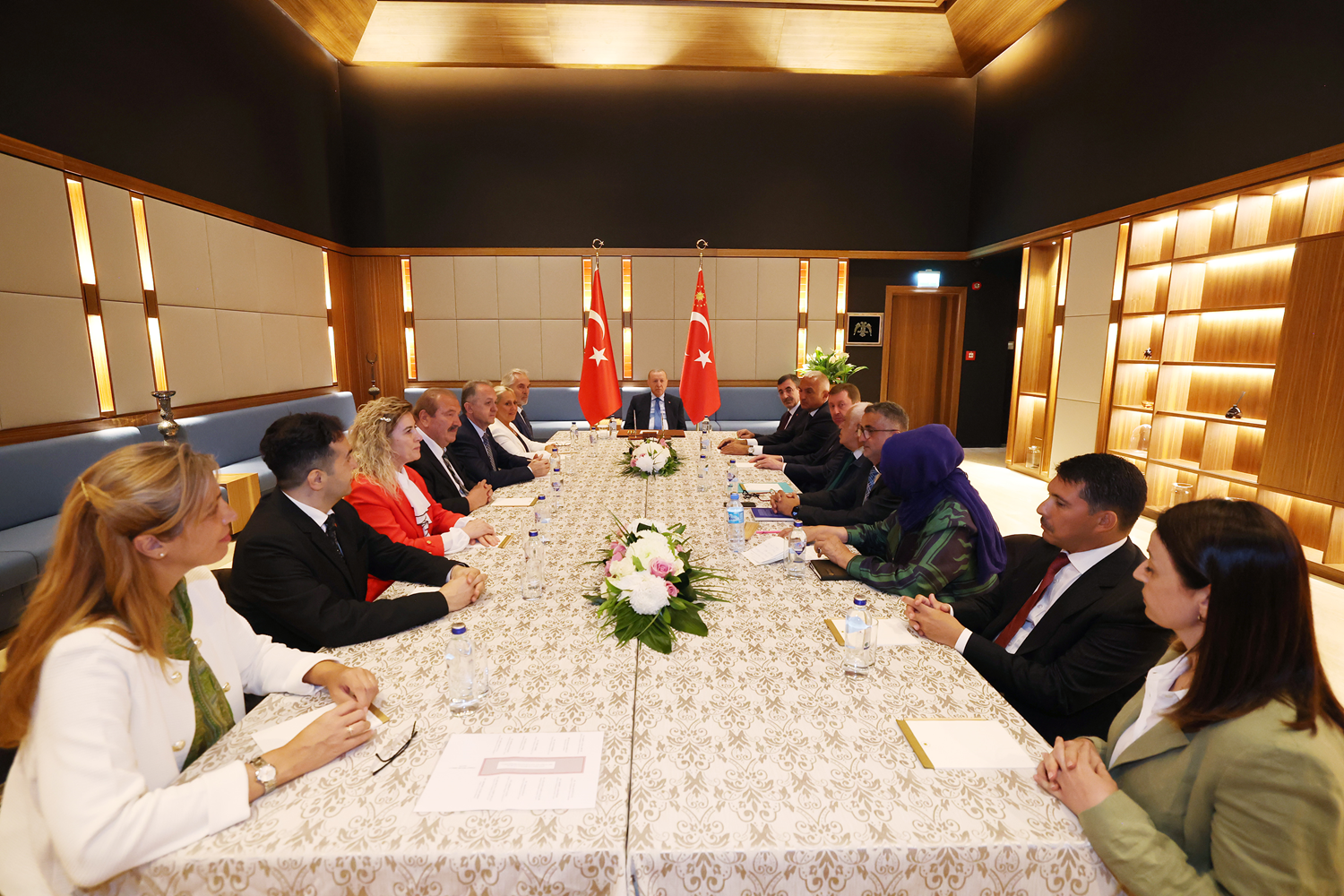 Cumhurbaşkanı Erdoğan, Kültür Sanat Politikaları Kurulu Üyeleri'ni kabul etti