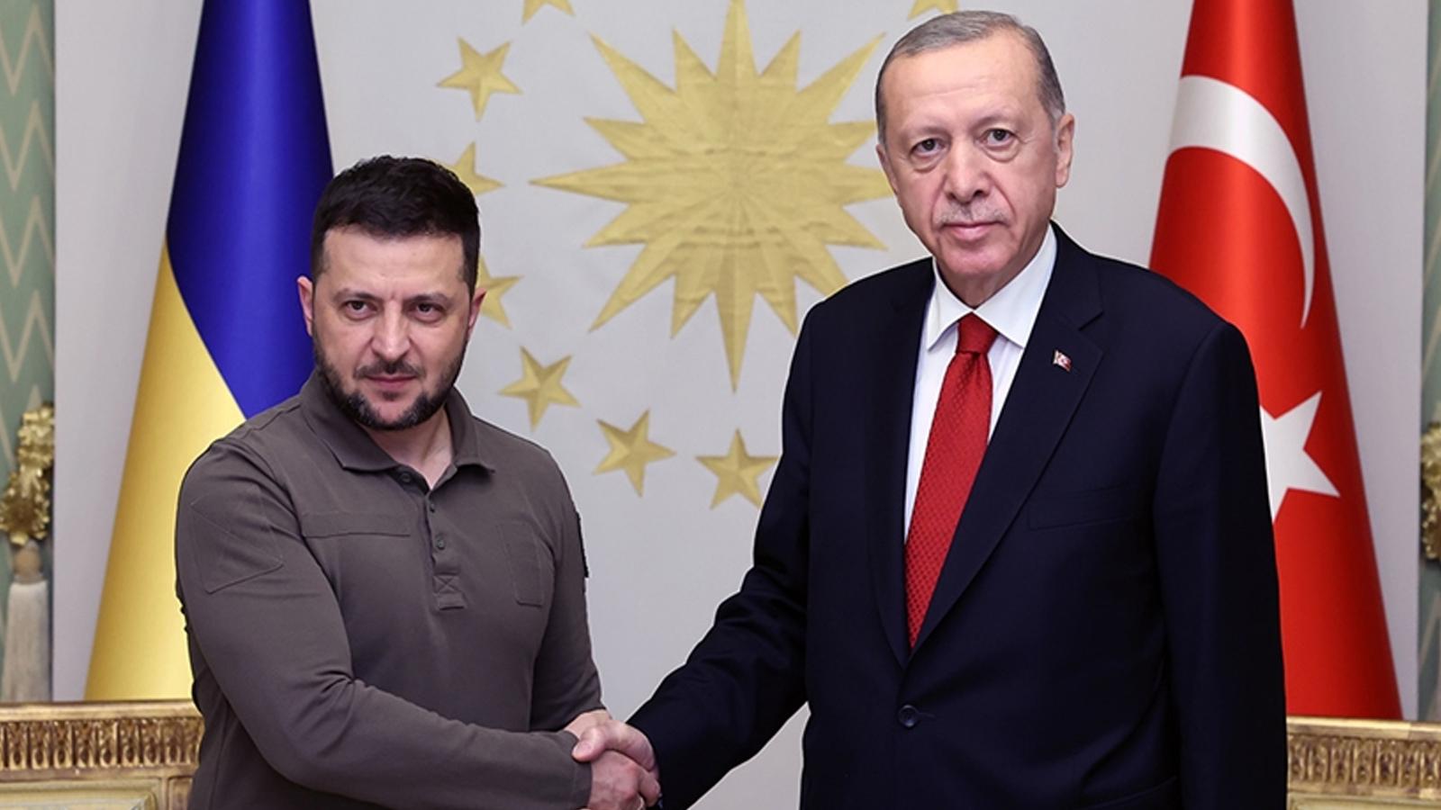 Cumhurbaşkanı Erdoğan, Ukrayna Devlet Başkanı Zelenski ile görüştü