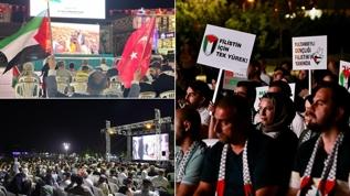 AK Parti Genel Merkez Gençlik Kolları, 81 ilde "Gazze İçin Perde Açılıyor" programı düzenledi