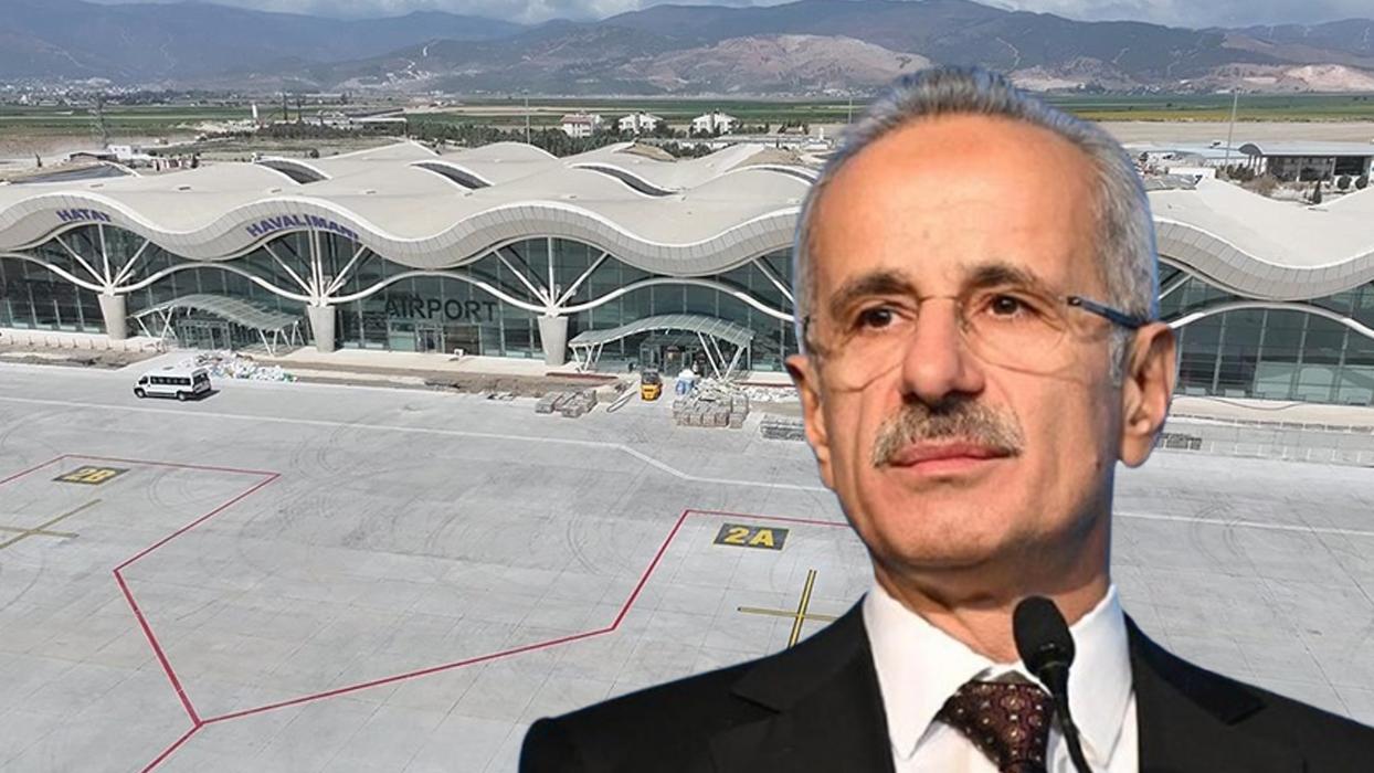 Hatay Havalimanı'nda uçuşlar yeniden başladı! Bakan Uraloğlu: Haftalık tarifeli sefer sayımızı 2,5 katına çıkardık