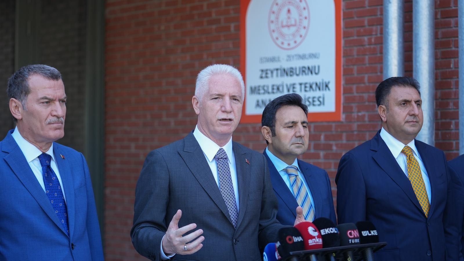 İstanbul Valisi Davut Gül: İstanbul'da tüm okullarımız depreme karşı dayanıklı