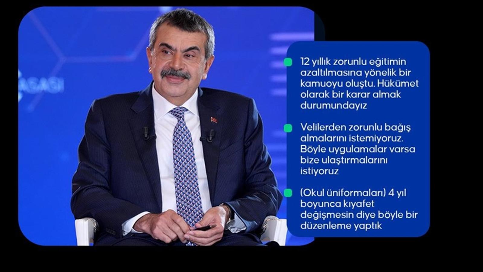Bakan Tekin'den okullara ''zorunlu bağış'' uyarısı: Gereğini yaparız