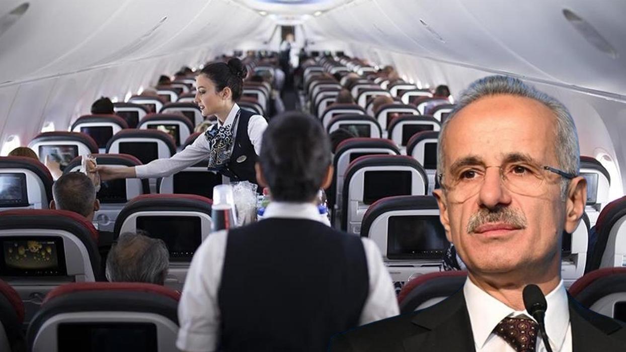 Uçaklarda yeni dönem... Bakan Uraloğlu müjdeyi duyurdu! Artık yolculara ücretsiz verilecek