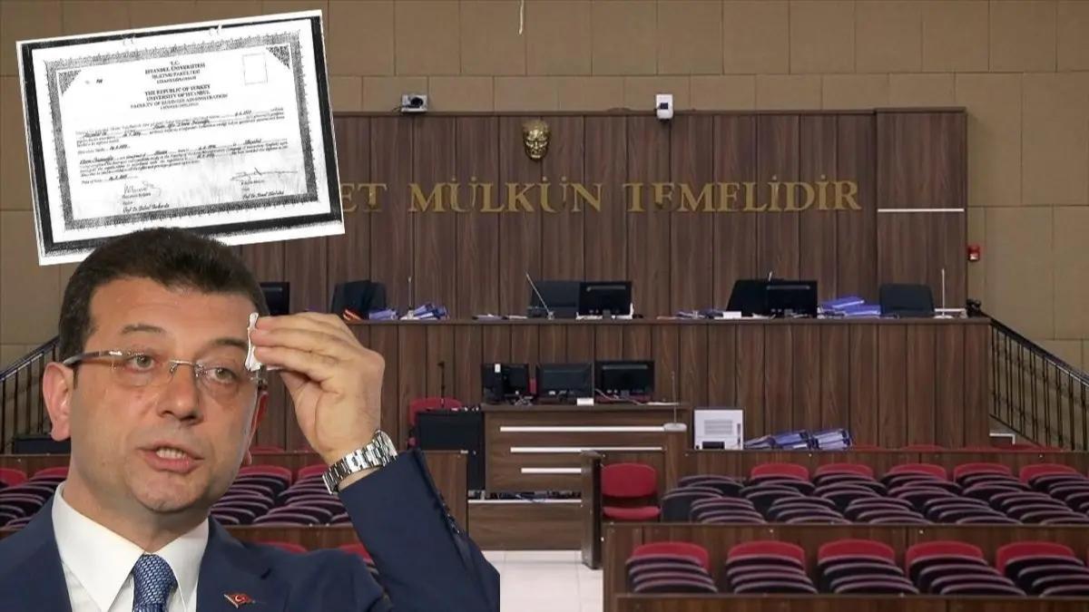 ''Sahte diploma'' davasında ara karar!İmamoğlu'nun yargılandığı dava ertelendi